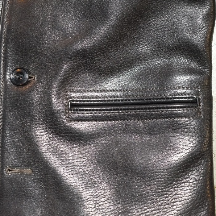 Y'2 LEATHER �磻�ġ��쥶����EC-76�ۡ�ECO HORSE 30��S CAR COAT��BLACK��ۢ㥨���ۡ����䥫�������� �쥶���ϡ��ե����� �ϳ� ������