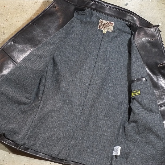 Y'2 LEATHER �磻�ġ��쥶����EC-76�ۡ�ECO HORSE 30��S CAR COAT��BLACK��ۢ㥨���ۡ����䥫�������� �쥶���ϡ��ե����� �ϳ� ������