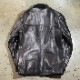 Y'2 LEATHER �磻�ġ��쥶����EC-76�ۡ�ECO HORSE 30��S CAR COAT��BLACK��ۢ㥨���ۡ����䥫�������� �쥶���ϡ��ե����� �ϳ� ������