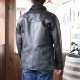 Y'2 LEATHER �磻�ġ��쥶����EC-76�ۡ�ECO HORSE 30��S CAR COAT��BLACK��ۢ㥨���ۡ����䥫�������� �쥶���ϡ��ե����� �ϳ� ������