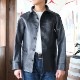 Y'2 LEATHER �磻�ġ��쥶����EC-76�ۡ�ECO HORSE 30��S CAR COAT��BLACK��ۢ㥨���ۡ����䥫�������� �쥶���ϡ��ե����� �ϳ� ������