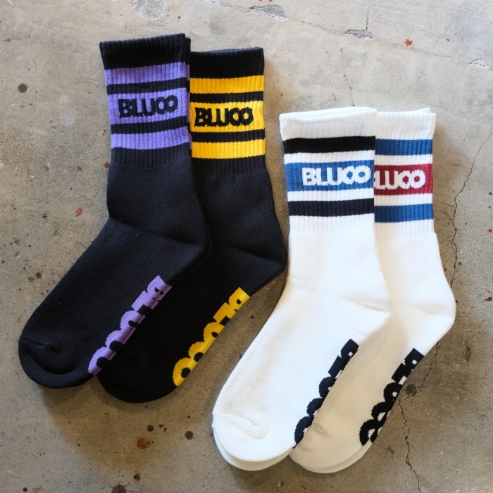 BLUCO ֥륳153-55-003ۡ2-PACK SOX -Line-2ѥåå ߥɥ륽å  饤󥽥å 25cm27cm 