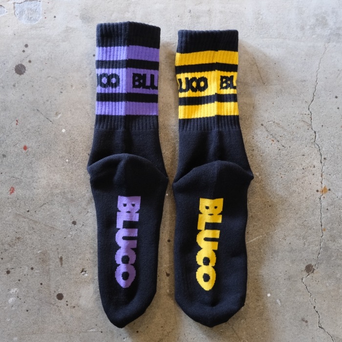 BLUCO ֥륳153-55-003ۡ2-PACK SOX -Line-2ѥåå ߥɥ륽å  饤󥽥å 25cm27cm 