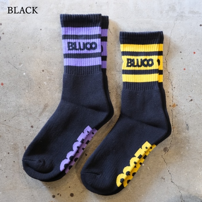 BLUCO ֥륳153-55-003ۡ2-PACK SOX -Line-2ѥåå ߥɥ륽å  饤󥽥å 25cm27cm 