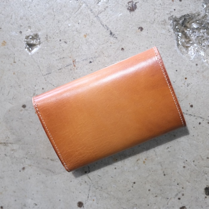 FUNNY �ե��ˡ���DOUBLE DOTS BILLFOLD�ۢ�֥饤�ɥ�쥶����������ơ����ե��˥å�����TAN�� ���֥�ɥåȥӥ�ե����� �ߥɥ륦����å� ���� 