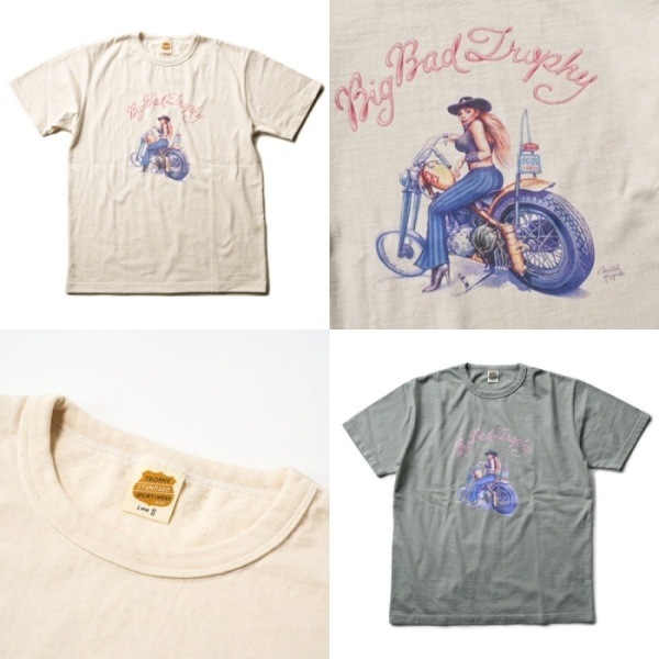TROPHY CLOTHING �ȥ��ե������������󥰡�TR26SS-214�ۡ�Big Bad Trophy OD S/S Tee�ۥץ���T����� �����ᥪ�ꥸ�ʥ�ܥǥ� ���åȥ�100�� ������