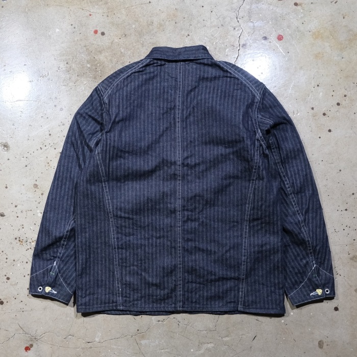 TCB jeans �ƥ��������ӡ������󥺡�Cathartt Chore Coat Denim Herringbone�ۥǥ˥�إ��ܡ��󥫥С������� ����åȥϡ��� ���åȥ�100% ������
