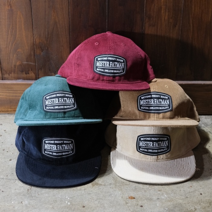 Mr.FATMAN ミスターファットマン【WAPPEN CORDUROY BASEBALL CAP