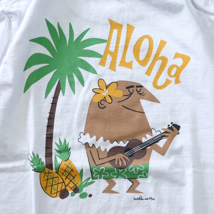 SUNSURF 󥵡աSS79569ۡSUNSURF PRINT T-SHIRTS ALOHA by ʿ with MOOKIEۥϥ磻T  USAܥǥ COTTON100