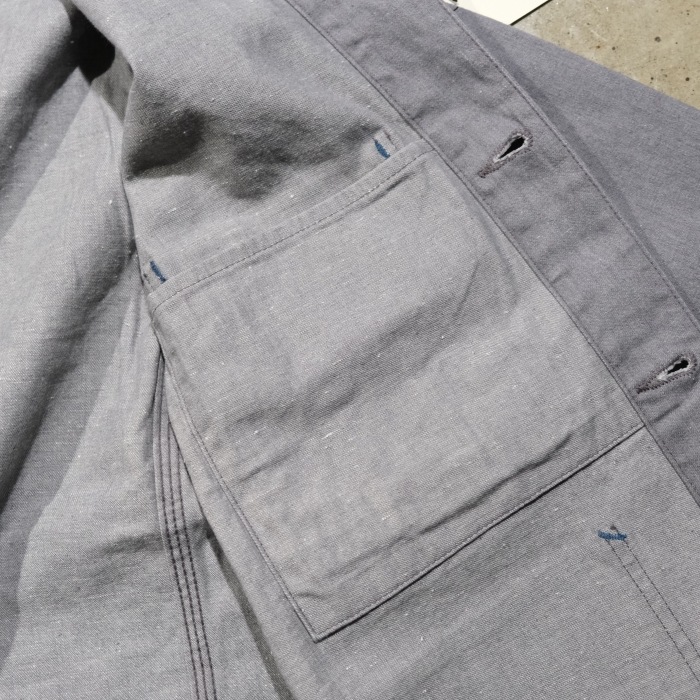 TCB jeans �ƥ��������ӡ������󥺡�Tabby's Jacket�ۢ�Grey Denim�䥿�ӡ������㥱�å� ���С������� ���祢������ ���졼�ǥ˥� COTTON 