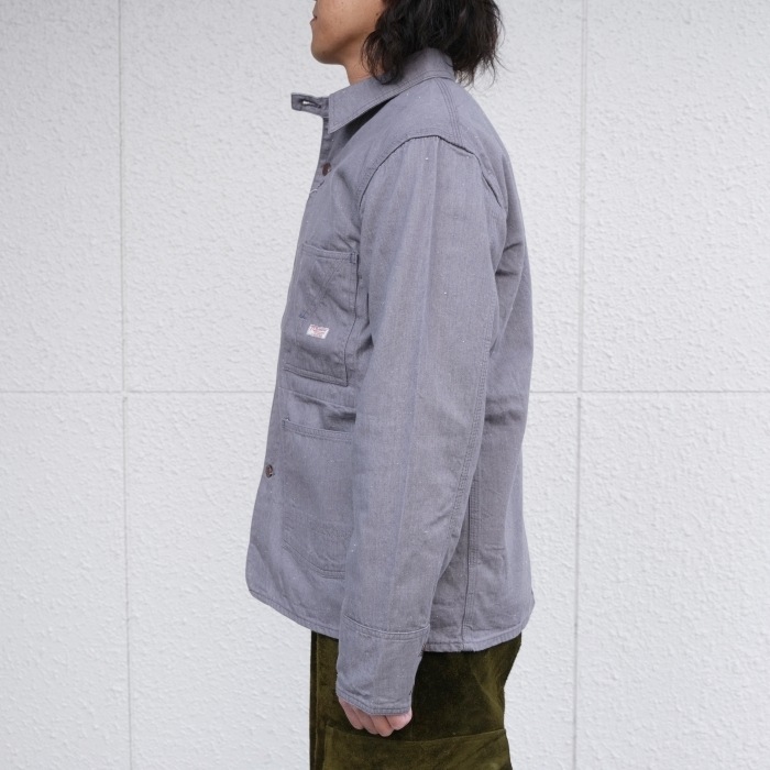 TCB jeans �ƥ��������ӡ������󥺡�Tabby's Jacket�ۢ�Grey Denim�䥿�ӡ������㥱�å� ���С������� ���祢������ ���졼�ǥ˥� COTTON 