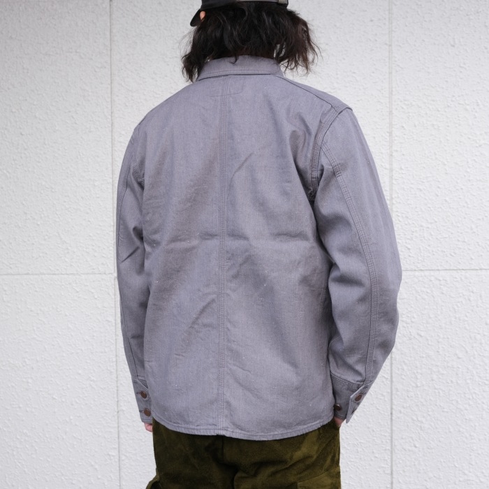 TCB jeans �ƥ��������ӡ������󥺡�Tabby's Jacket�ۢ�Grey Denim�䥿�ӡ������㥱�å� ���С������� ���祢������ ���졼�ǥ˥� COTTON 