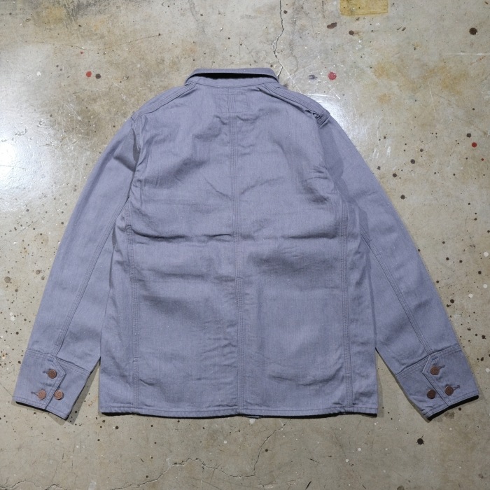 TCB jeans �ƥ��������ӡ������󥺡�Tabby's Jacket�ۢ�Grey Denim�䥿�ӡ������㥱�å� ���С������� ���祢������ ���졼�ǥ˥� COTTON 