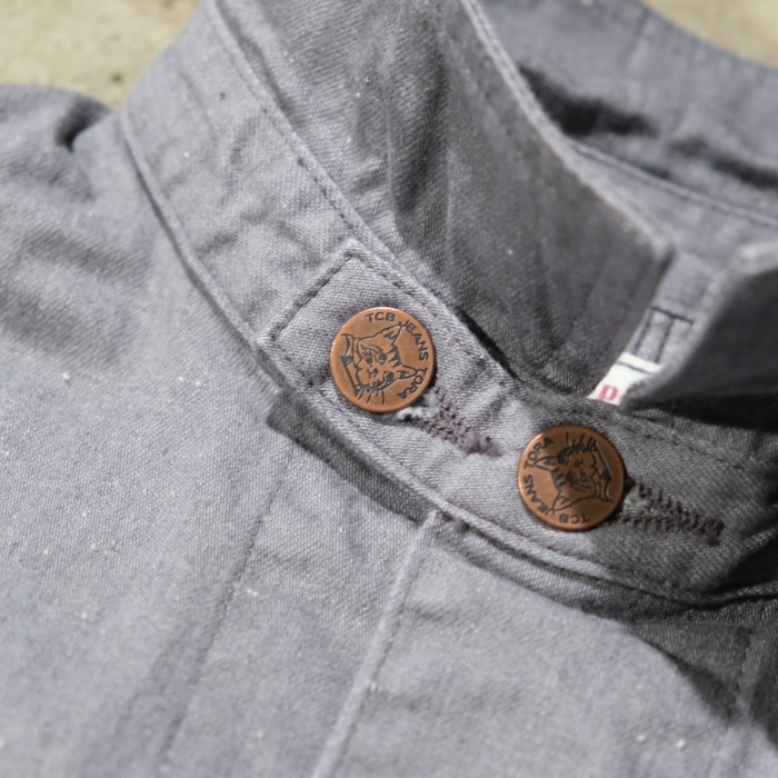 TCB jeans �ƥ��������ӡ������󥺡�Tabby's Jacket�ۢ�Grey Denim�䥿�ӡ������㥱�å� ���С������� ���祢������ ���졼�ǥ˥� COTTON 