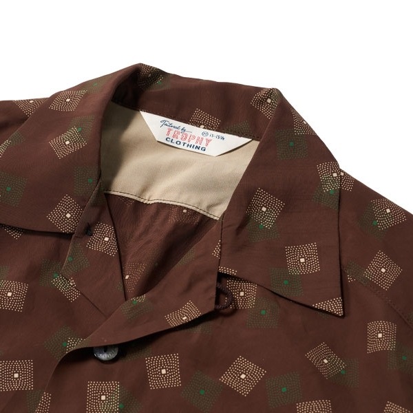TROPHY CLOTHING �ȥ��ե������������󥰡�TR26SS-405�ۡ�Town Craft Rayon L/S Shirt�ۥ����󥯥�եȥ졼���L/S����� Ĺµ���ߥ���� Rayon100%