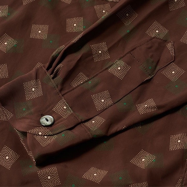 TROPHY CLOTHING �ȥ��ե������������󥰡�TR26SS-405�ۡ�Town Craft Rayon L/S Shirt�ۥ����󥯥�եȥ졼���L/S����� Ĺµ���ߥ���� Rayon100%