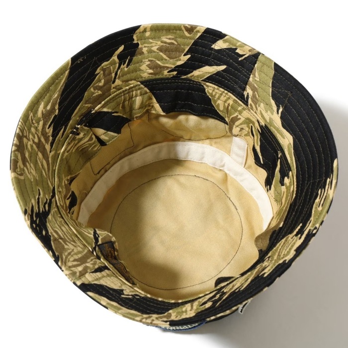 BUZZ RICKSON��S �Х��ꥯ���󥺡�BR02882�ۡ�GOLD TIGER STRIPE HAT CUSTOM MODEL�ۥ�����ɥ��������ϥå� ����ե顼���� ��åڥ󥫥�����