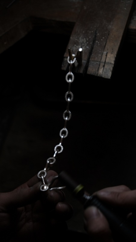 RAOING 󥰡3MM Chain Braceletۢ23cm 3mm֥쥹å ϥɥᥤ С SILVER925 