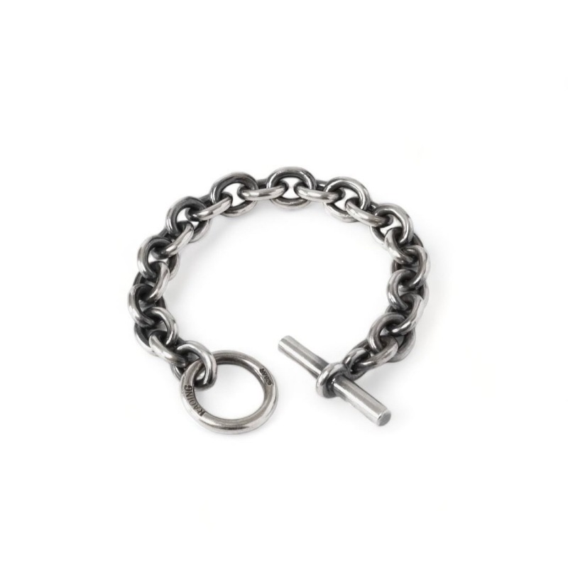 RAOING 󥰡3MM Chain Braceletۢ23cm 3mm֥쥹å ϥɥᥤ С SILVER925 