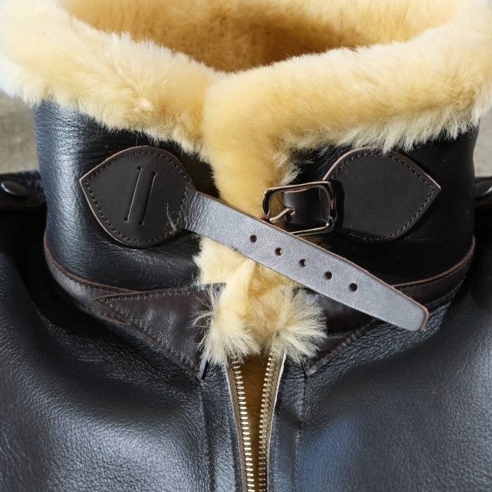 Y'2 LEATHER �磻�ġ��쥶����B-6�ۡ�COLOMER MOUTON Type B-6�ۥ����᡼��ࡼ�ȥ� B6 �ե饤�ȥ��㥱�å� �ӳ� �ϳ� ������