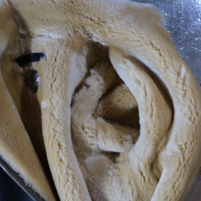 Y'2 LEATHER �磻�ġ��쥶����B-6�ۡ�COLOMER MOUTON Type B-6�ۥ����᡼��ࡼ�ȥ� B6 �ե饤�ȥ��㥱�å� �ӳ� �ϳ� ������