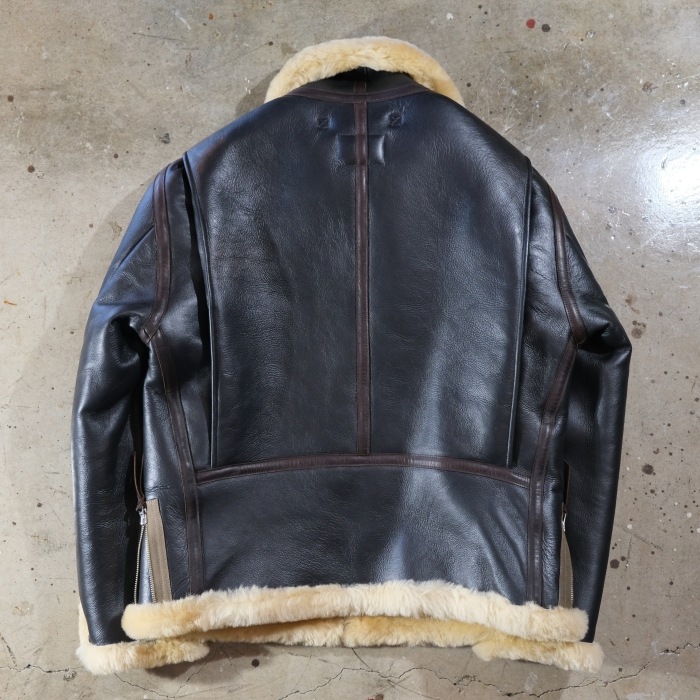 Y'2 LEATHER �磻�ġ��쥶����B-6�ۡ�COLOMER MOUTON Type B-6�ۥ����᡼��ࡼ�ȥ� B6 �ե饤�ȥ��㥱�å� �ӳ� �ϳ� ������