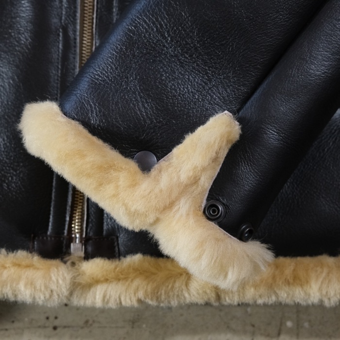 Y'2 LEATHER �磻�ġ��쥶����B-6�ۡ�COLOMER MOUTON Type B-6�ۥ����᡼��ࡼ�ȥ� B6 �ե饤�ȥ��㥱�å� �ӳ� �ϳ� ������