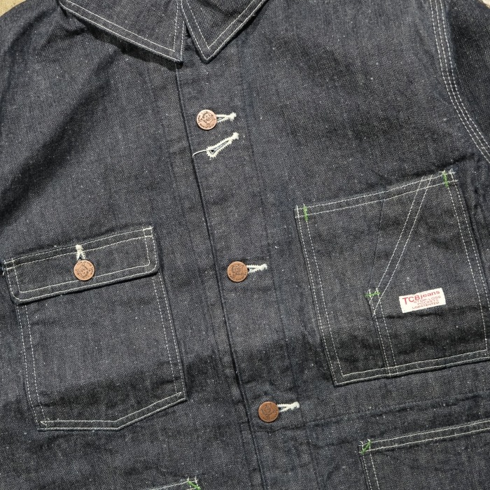 TCB jeans �ƥ��������ӡ������󥺡�Tabby's Jacket�ۢ�Denim�䥿�ӡ������㥱�å� ���С������� ���祢������ COTTON 