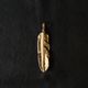 MOTOR NEW VINTAGE �⡼������FTG-08R�ۡ�ALL GOLD FEATHER PENDANT�ۢ�MEDIUM�� ������ե�����(��) MOTO LEATHER 