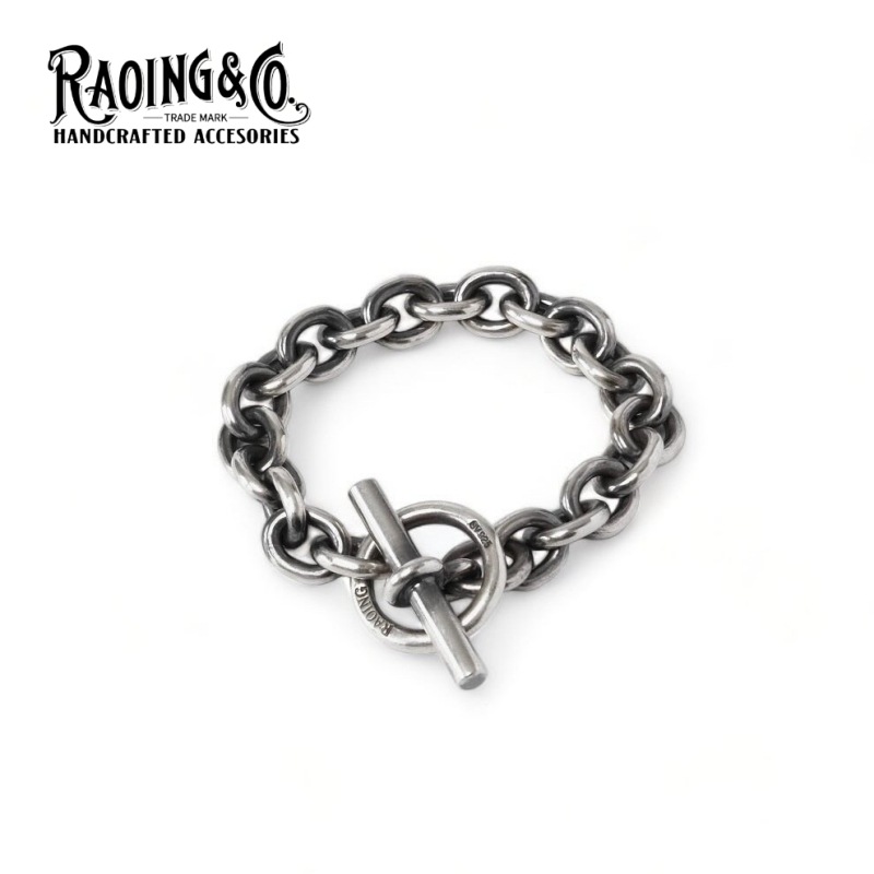 RAOING 󥰡3MM Chain Braceletۢ21cm 3mm֥쥹å ϥɥᥤ С SILVER925 