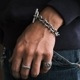 RAOING 󥰡3MM Chain Braceletۢ21cm 3mm֥쥹å ϥɥᥤ С SILVER925 