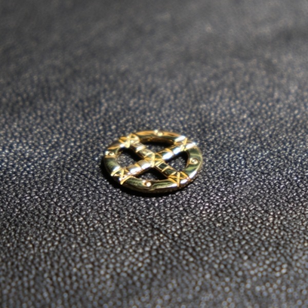 MOTOR NEW VINTAGE �⡼������WHG-01S�ۡ�ALL GOLD WHEEL�ۢ�SMALL�� ����ۥ����뾮 K18 MOTO LEATHER 