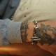 RAOING 󥰡Doublel Chain Braceletۥ֥֥쥹å ϥɥᥤ С SILVER925 