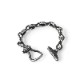 RAOING 󥰡Doublel Chain Braceletۥ֥֥쥹å ϥɥᥤ С SILVER925 