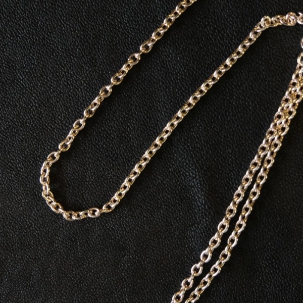 MOTOR NEW VINTAGE �⡼������CH-18�ۡ�THIN ROUND CHAIN WHEE(K18 GOLD ACCENT) SMALL S-TYPE HOOK�ۢ�55cm��ٴݥ�������K18�᥿���վ��ۥ�����S���եå� MOTO