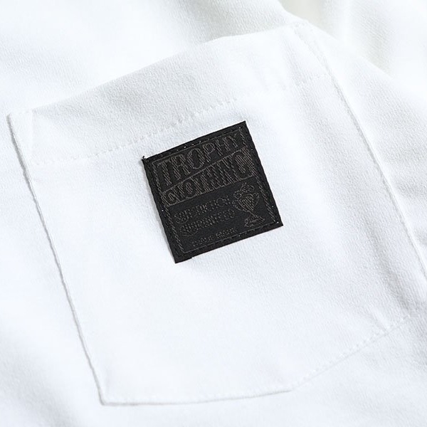 TROPHY CLOTHINGʥȥե󥰡<BR> "MONOCHROME" Logo Pocket L/S Tee<BR>ΥݥåĹµT ۿ®ϥƥǺ åȥĴ<BR>ݥꥨƥ100% MADE IN JAPAN