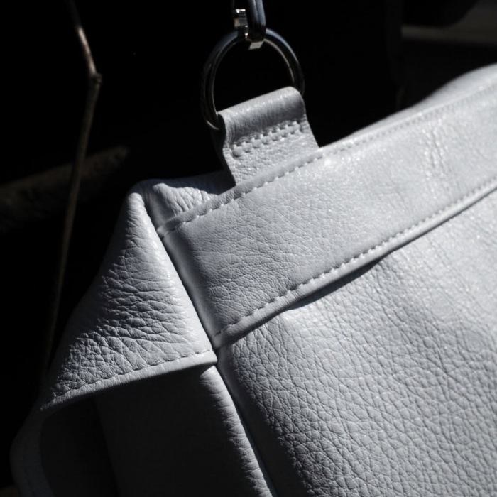 THE GOOD OVERALLS �����åɥ����С������륺��THE GOOD MUSSETTE LEATHER BAG�ۢ�White��ߥ奼�åȥХå� �쥶�� �ܥ̥�� ���� ���å����إ��å� ������