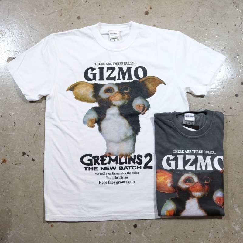GREMLINS ��26BW-09�ۡ�GREMLINS  S/S TEE�ۥ������T����� �ץ���T����� ��󥦥��å��� ���åȥ�100%