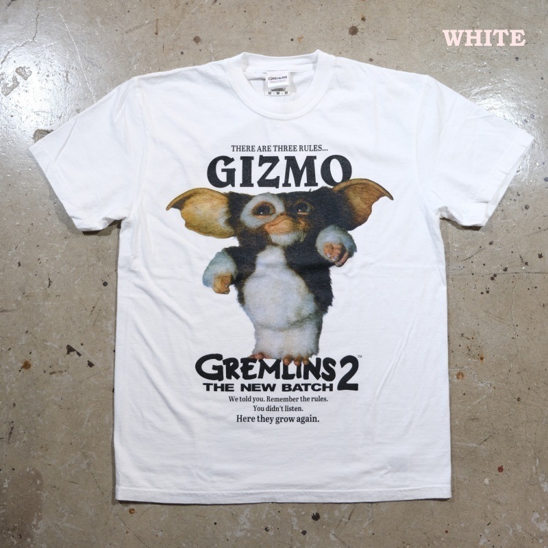GREMLINS ��26BW-09�ۡ�GREMLINS  S/S TEE�ۥ������T����� �ץ���T����� ��󥦥��å��� ���åȥ�100%