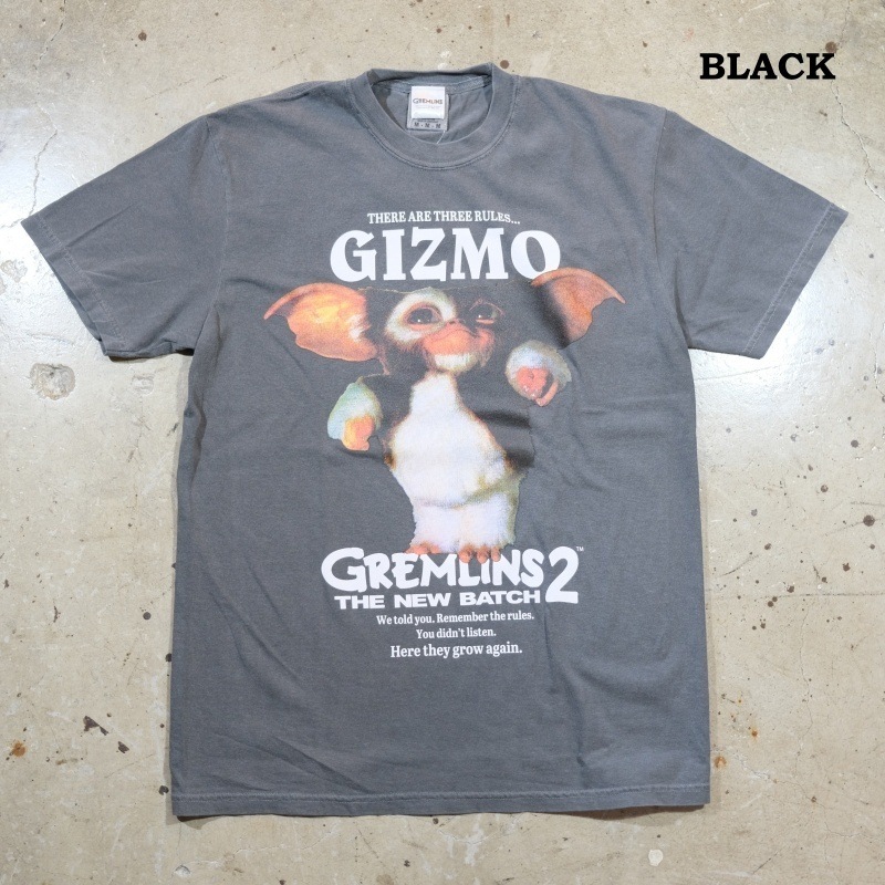 GREMLINS ��26BW-09�ۡ�GREMLINS  S/S TEE�ۥ������T����� �ץ���T����� ��󥦥��å��� ���åȥ�100%