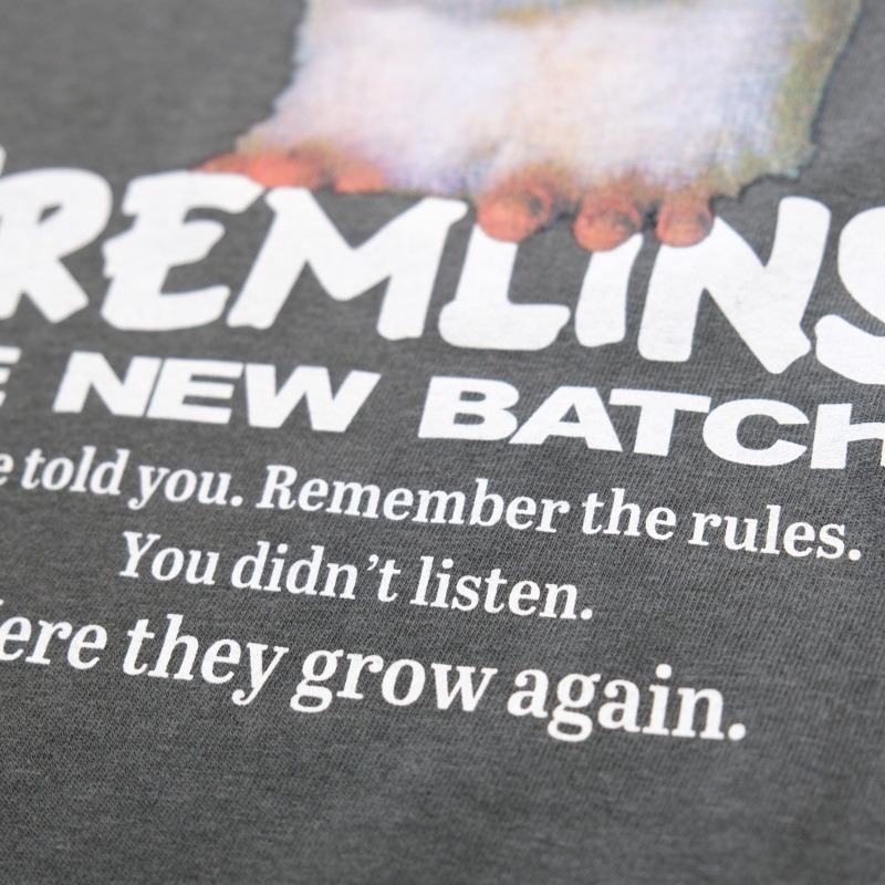 GREMLINS ��26BW-09�ۡ�GREMLINS  S/S TEE�ۥ������T����� �ץ���T����� ��󥦥��å��� ���åȥ�100%