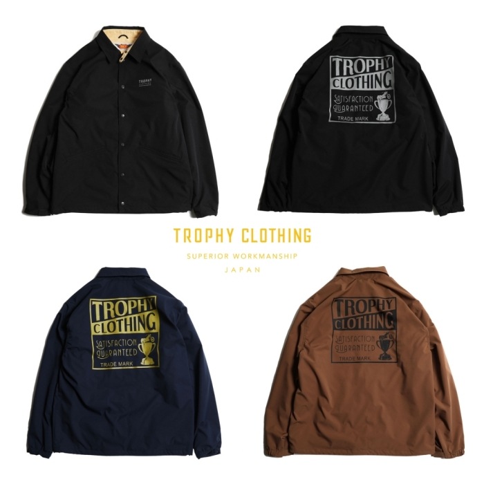 TROPHY CLOTHING �ȥ��ե������������� ��TR25AW-502�ۡ�Box Logo Warm Up Jacket�ۥܥå��������������ॢ�åץ��㥱�å� ���������㥱�å���������