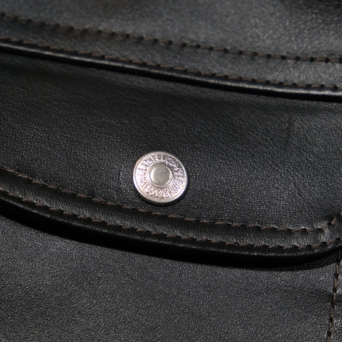 Y'2 LEATHER �磻�ġ��쥶����ITB-161�ۡ�IRON TANNED HORSE 60��S DENIMZIPJACKET��ZIP�����󥸥㥱�å� �ϳ�  ������1.3mm ������
