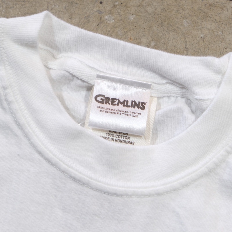 GREMLINS ��26BW-08�ۡ�GREMLINS  S/S TEE�ۥ������T����� �ץ���T����� ��󥦥��å��� ���åȥ�100%