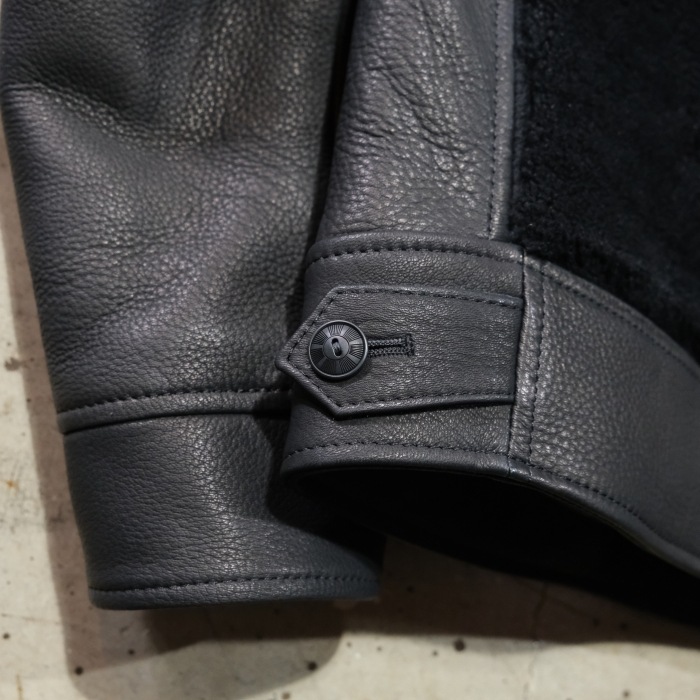 Y'2 LEATHER �磻�ġ��쥶����Y2-10-SP�ۡ�DEER SKIN GRIZZLY JACKET ��25 A/W Limited Edition��ۥǥ��������󥰥ꥺ�꡼���㥱�å� ������� ���� ����100��