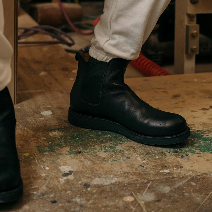 SURE BOOTS ���奢�֡��ġ�WILSON�ۢ�OIL BLK/COW �� �����륽�� �����ɥ����֡��� �ե�åȥ����� ���� 