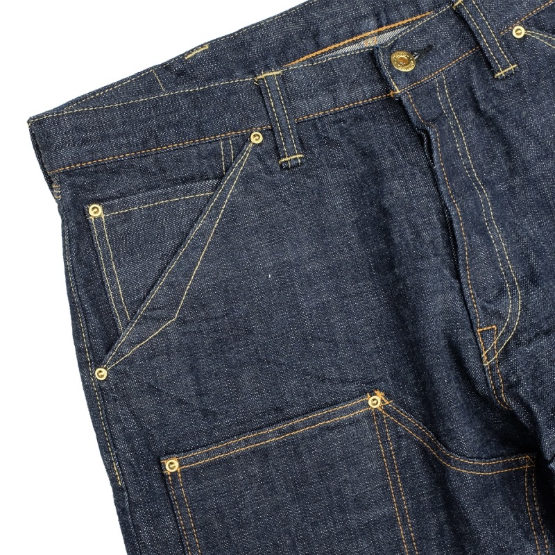 TROPHY CLOTHING �ȥ��ե������������󥰡�1606�ۡ�W Knee Standard Dirt Denim��W�ˡ�����������ɥ����ȥǥ˥� �ǥ˥�ѥ�� ������