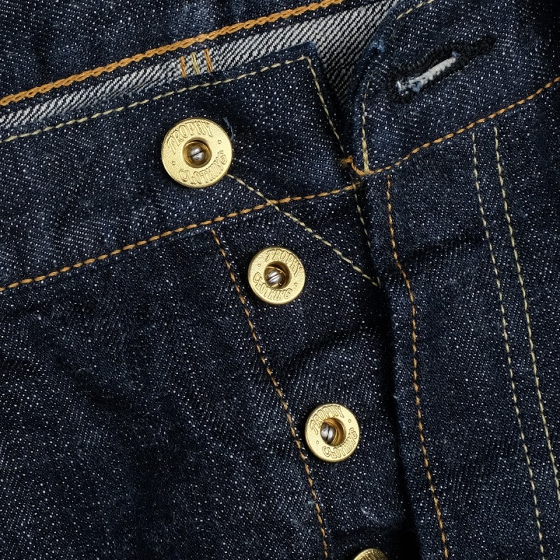 TROPHY CLOTHING �ȥ��ե������������󥰡�1606�ۡ�W Knee Standard Dirt Denim��W�ˡ�����������ɥ����ȥǥ˥� �ǥ˥�ѥ�� ������