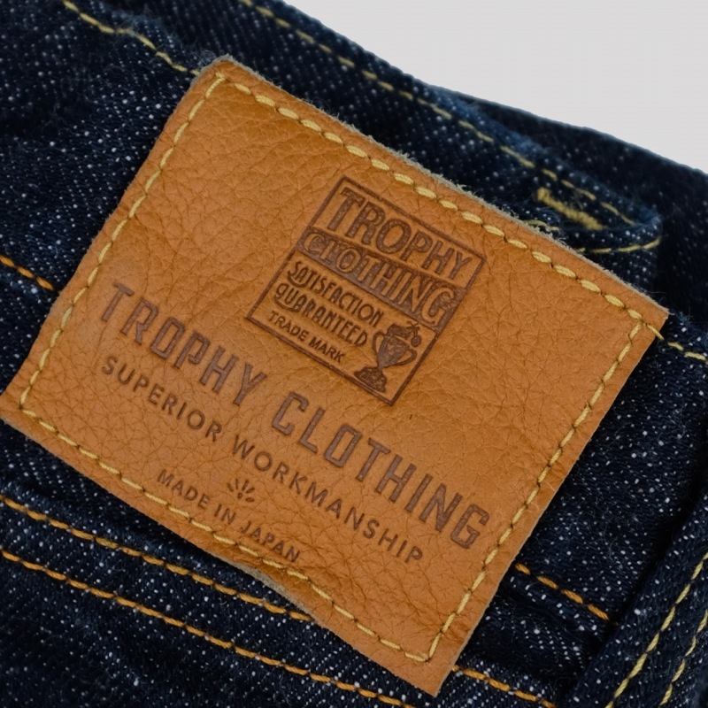 TROPHY CLOTHING �ȥ��ե������������󥰡�1606�ۡ�W Knee Standard Dirt Denim��W�ˡ�����������ɥ����ȥǥ˥� �ǥ˥�ѥ�� ������