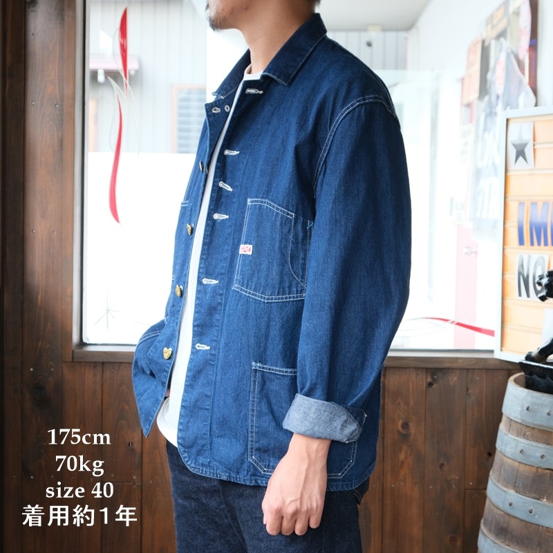 TCB jeans(�ƥ��������ӡ�������)<BR>��Cathartt Chore Coat 10OZ�ۥ���10oz�ǥ˥� ���С������� ���åȥ�100% ������ MADE IN JAPAN